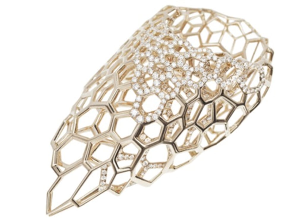 Skein ring by Zaha Hadid for Caspita. Picture: courtesy of Zaha Hadid