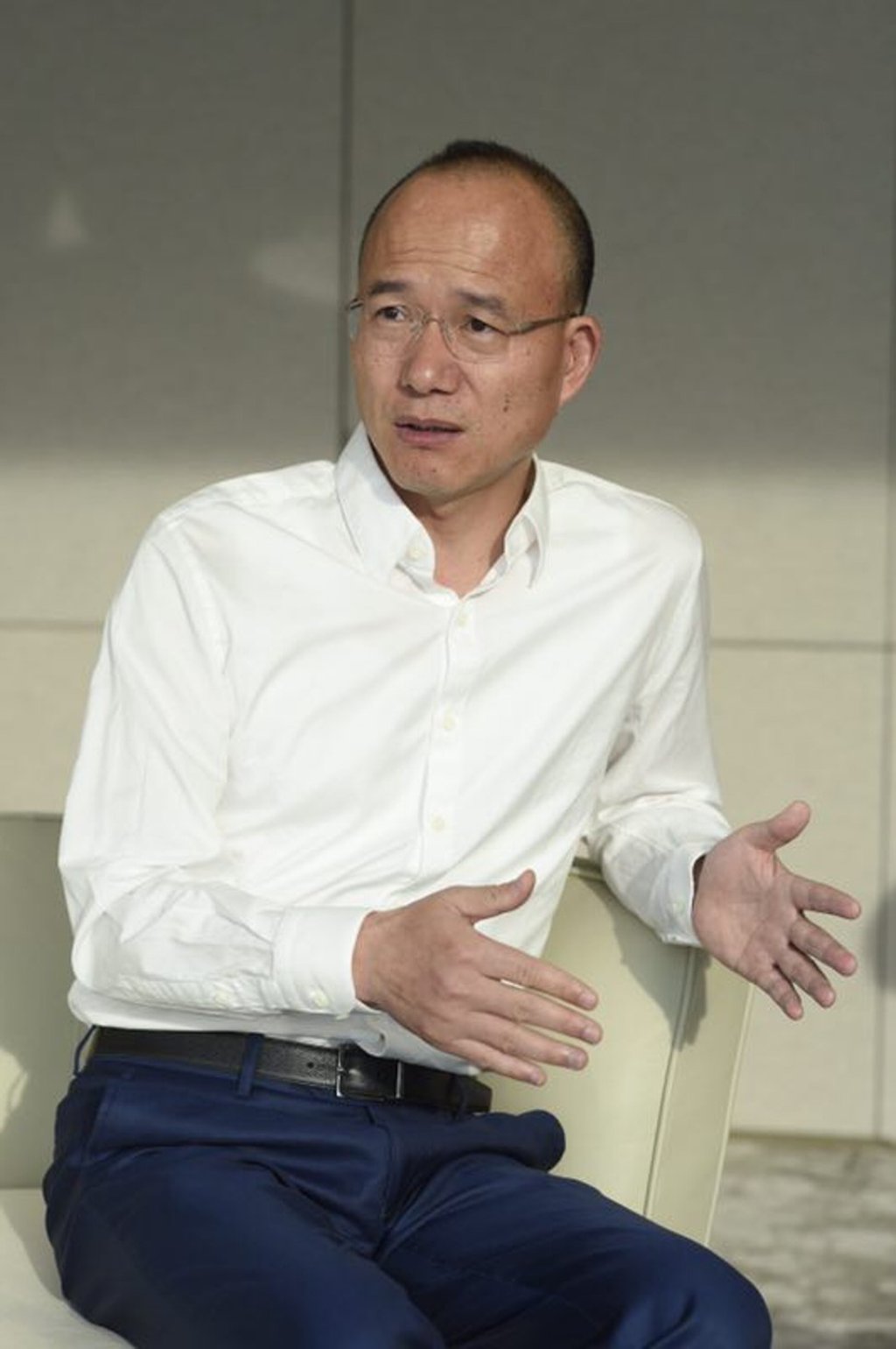 Fosun chairman Guo Guangchang in an exclusive interview with South China Morning Post in Shanghai. Photo: SCMP/Thierry Coulon