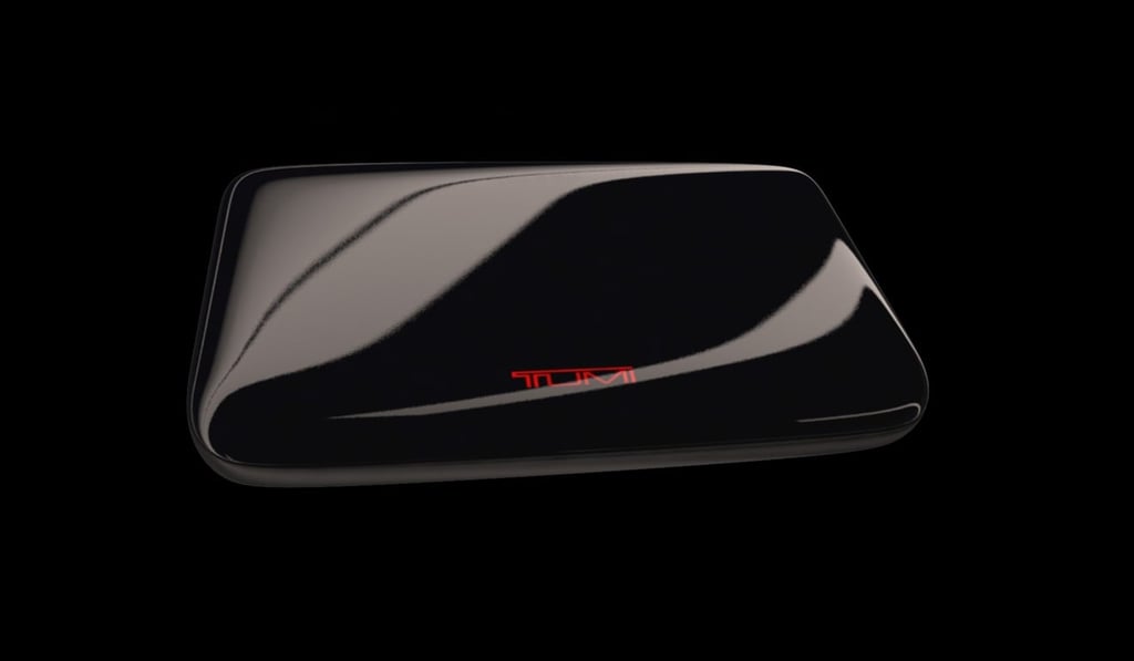 Hong Kong-listed Samsonite International has launched its Tumi Global Locator, a wireless tracking device that measures 10.99 x 6.47 x 2.11cm and retails for US$200. Photo: