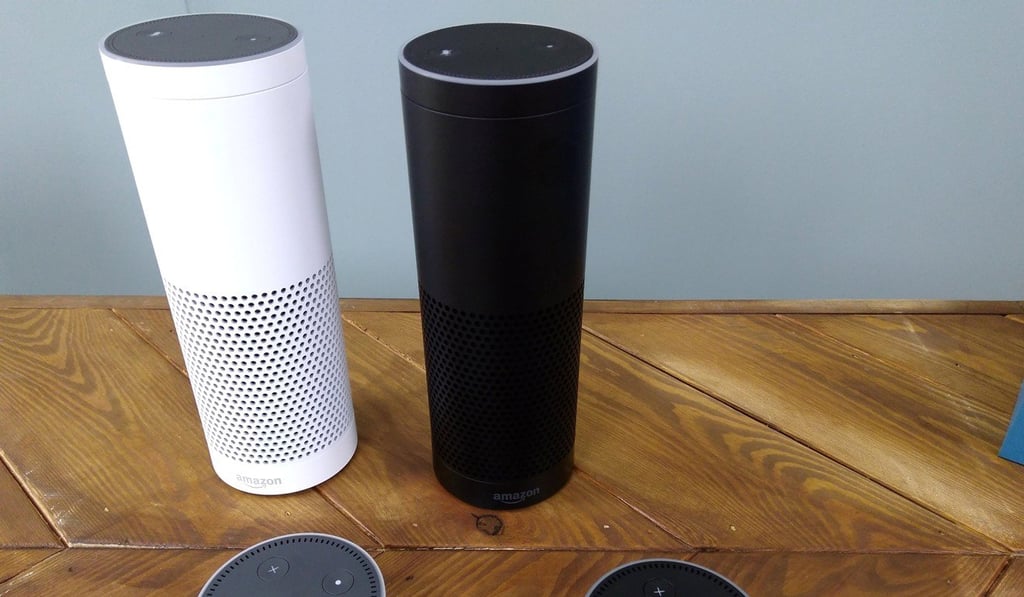 The Amazon Echo, a voice-controlled virtual assistant. Photo: Reuters