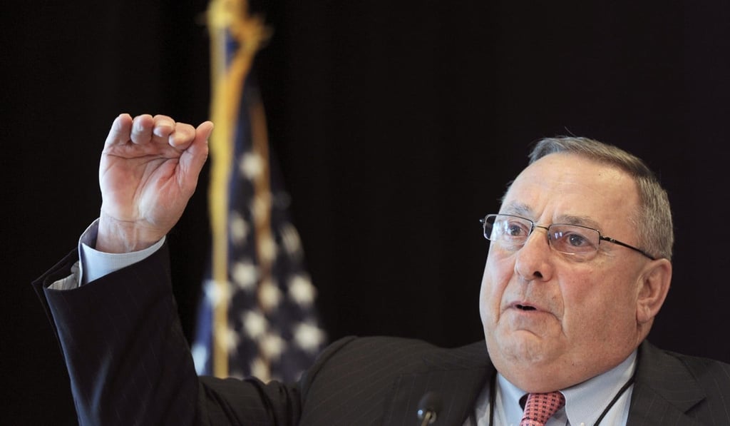 Maine Governor Paul LePage says “the sooner the print press goes away, the better society will be”. Photo: Reuters