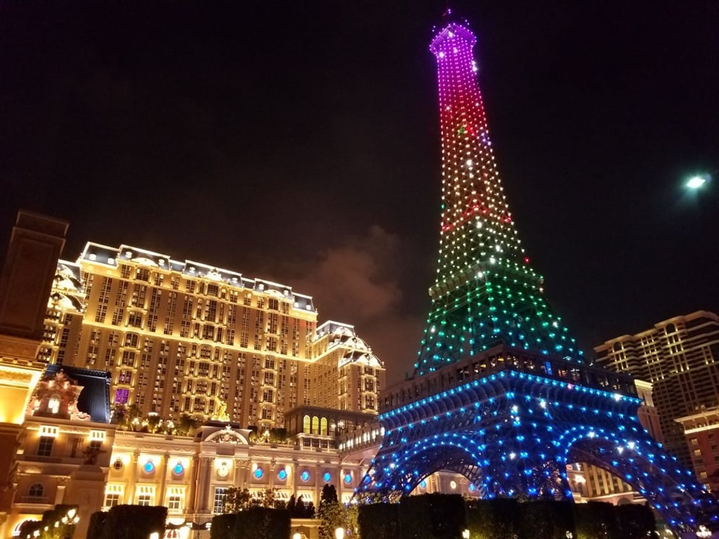 The Parisian Macao’s half-scale Eiffel Tower. File photo