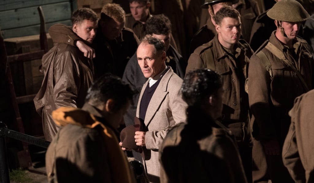 Mark Rylance in a scene from Dunkirk. Mark Rylance in a scene from Dunkirk.