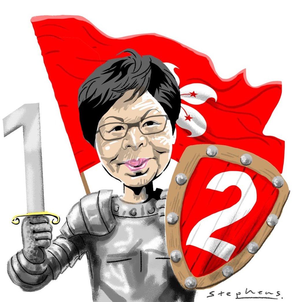 Carrie Lam has vowed to fulfil her responsibilities to make “one country, two systems” work, including through better relations with Beijing. Can she deliver? Illustration: Craig Stephens