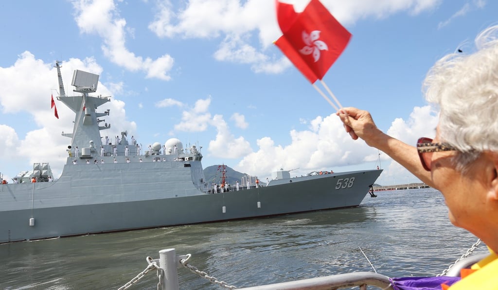 The Yantai is a frigate in the Liaoning carrier group. Photo: Dickson Lee