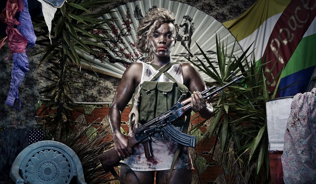 Kudzanai Chiurai’s ‘Revelations’ is a series of photographs questioning the contemporary African condition by juxtaposing the past and the present of a continent in constant grip of violent civil wars. Courtesy of Goodman Gallery, Cape Town and Johannesburg Kudzanai Chiurai’s ‘Revelations’ is a series of photographs questioning the contemporary African condition by juxtaposing the past and the present of a continent in constant grip of violent civil wars. Courtesy of Goodman Gallery, Cape Town and Johannesburg