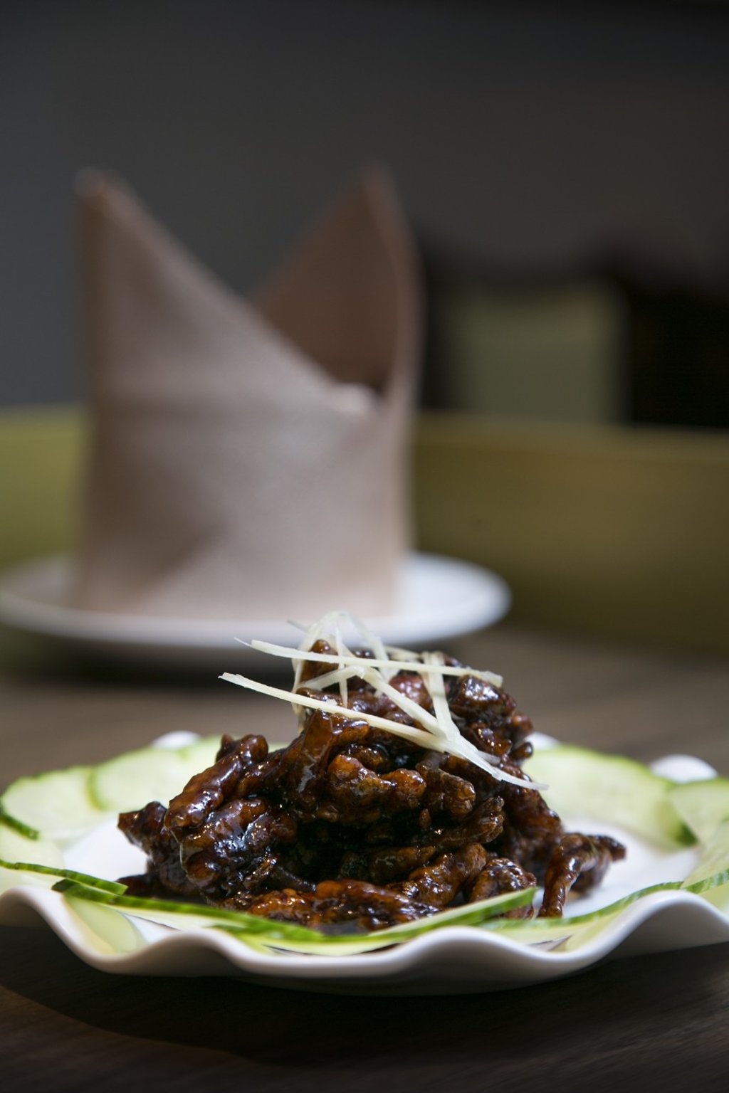 Crispy eels in Wuxi style were fantastic. Photo: James Wendlinger