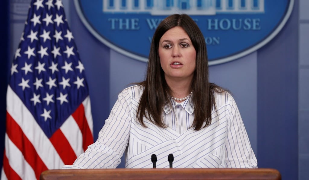 White House spokeswoman Sarah Huckabee Sanders said the Trump administration is ‘concerned’ that Liu Xiaobo is not free to travel for medical treatment. Photo: Reuters