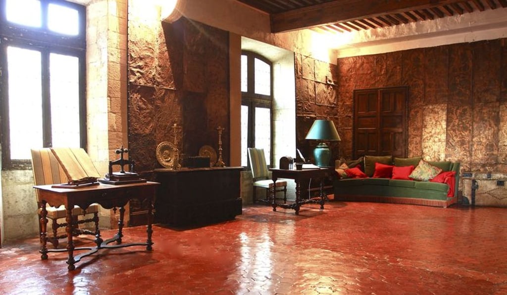 The château’s interior has more than 50,000 square feet