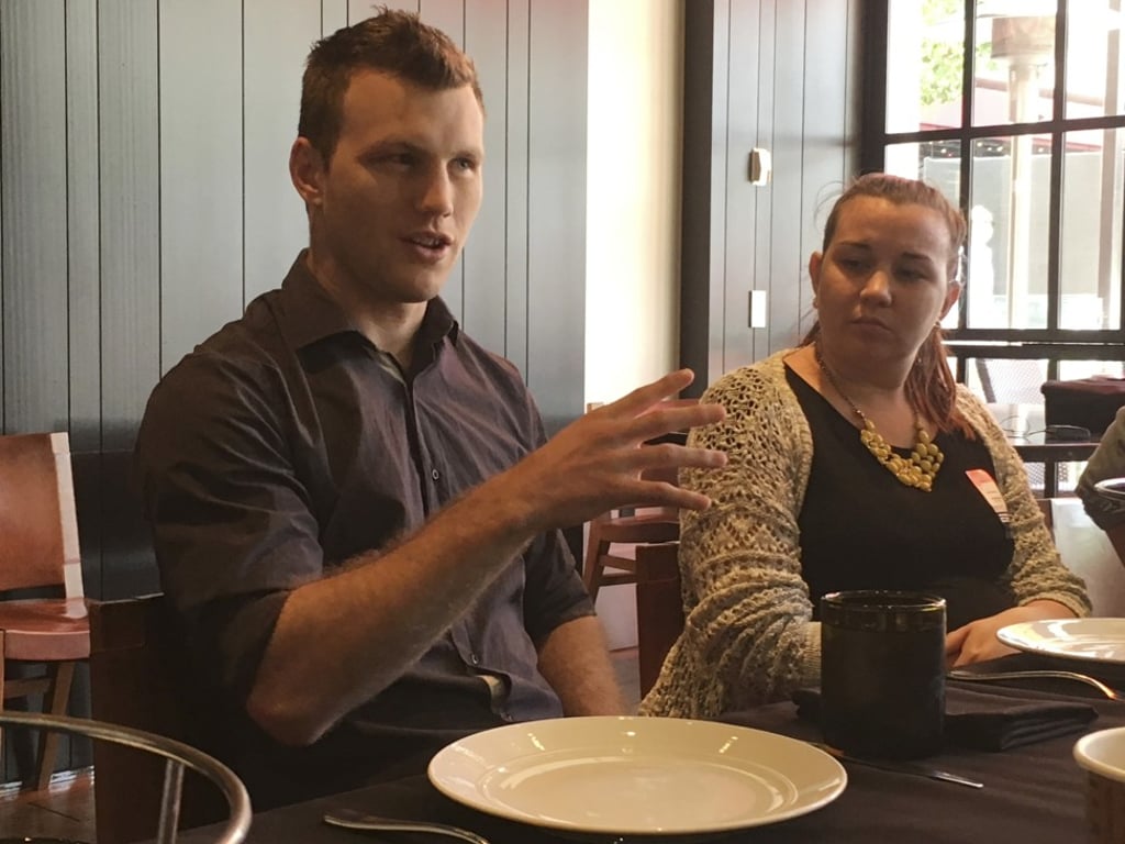 Jeff Horn is Los Angeles. Photo: AP Jeff Horn is Los Angeles. Photo: AP