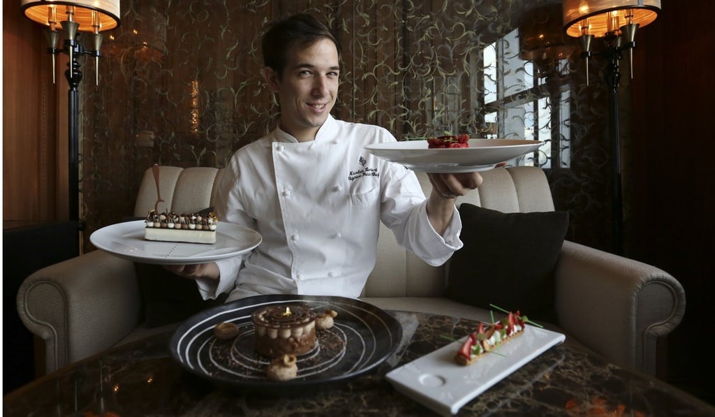 Four Seasons hotel pastry chef Nicolas Lambert spends 30 minutes every day taking photos of his culinary creations. Photo: Jonathan Wong