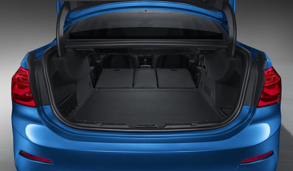 The boot is roomy, but you won’t find a spare wheel. Models are fitted with tyres with ‘emergency running properties’, BMW says. Photo: Handout