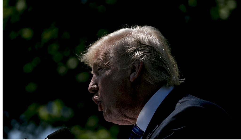 US President Donald Trump has returned to one of his election campaign themes - tariffs on Chinese steel. Photo: Bloomberg US President Donald Trump has returned to one of his election campaign themes - tariffs on Chinese steel. Photo: Bloomberg