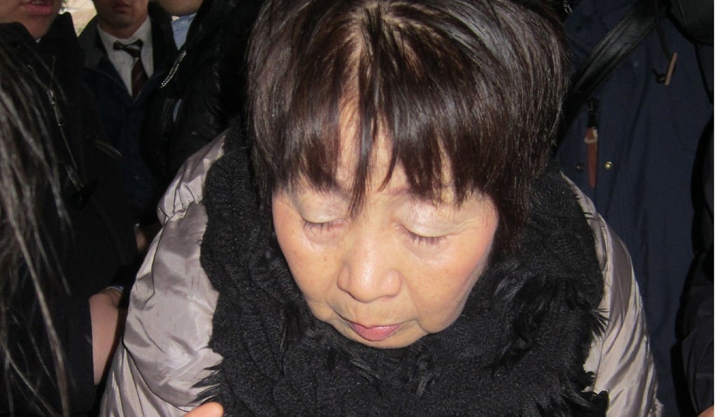 Chisako Kakehi, known as the “Black Widow”, is accused of poisoning four elderly men with cyanide. Photo: AFP