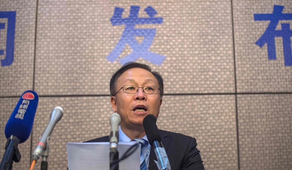 Chinese doctor Liu Yunpeng addresses the media after the death of Nobel laureate Liu Xiaobo in Shenyang, Liaoning province, on Thursday night. Photo: AFP Chinese doctor Liu Yunpeng addresses the media after the death of Nobel laureate Liu Xiaobo in Shenyang, Liaoning province, on Thursday night. Photo: AFP