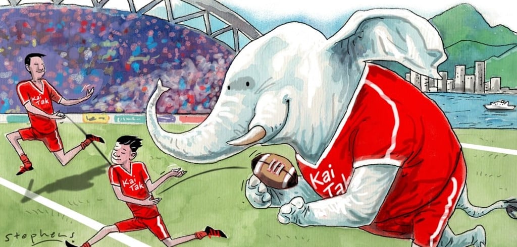 Without a doubt, the sports park would be a white elephant if it is underutilised. But this seems unlikely. Illustration: Craig Stephens Without a doubt, the sports park would be a white elephant if it is underutilised. But this seems unlikely. Illustration: Craig Stephens