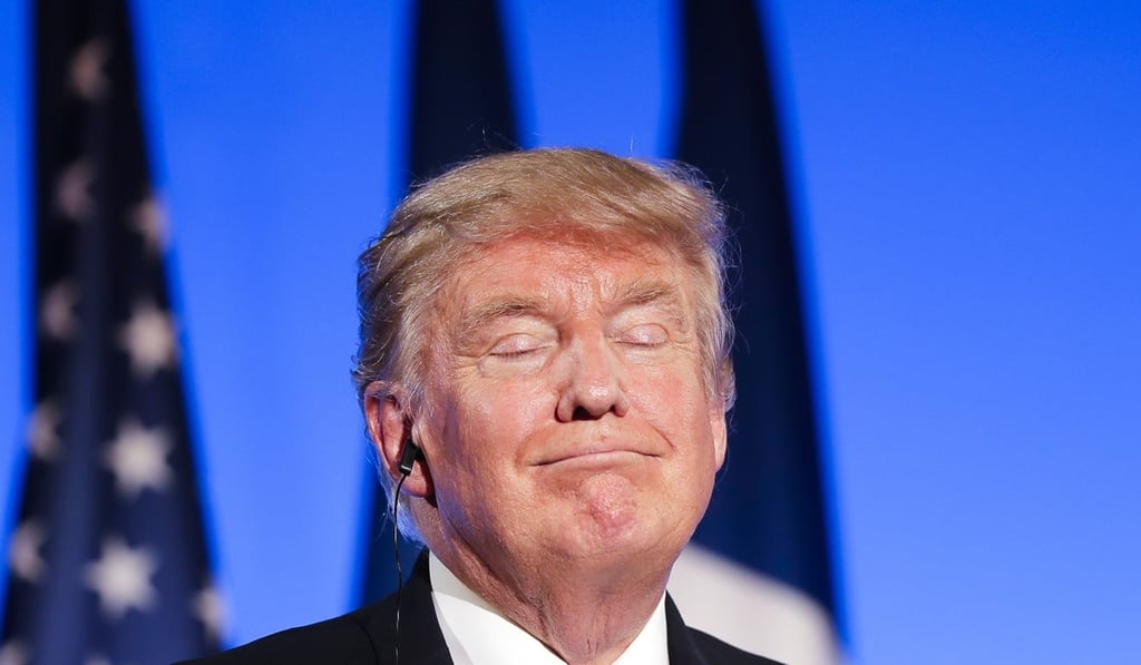 USPresident Donald Trump, who has often claimed the US economy will grow by 3.0 per cent during his term. Photo: AP USPresident Donald Trump, who has often claimed the US economy will grow by 3.0 per cent during his term. Photo: AP