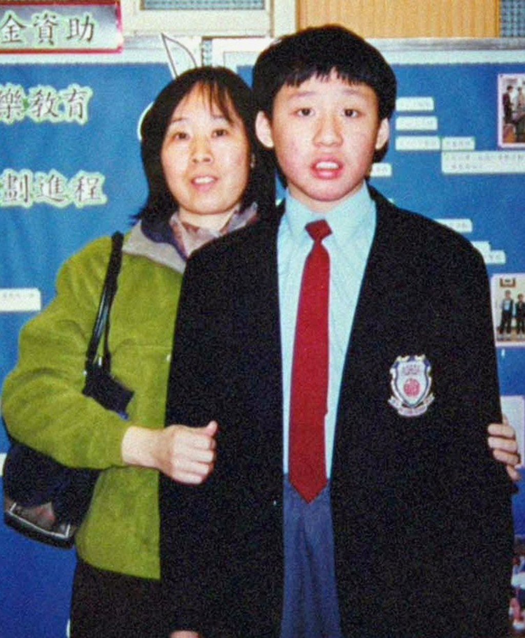 Yu Lai Wai-ling with her son, Yu Man-hon. Photo: Handout