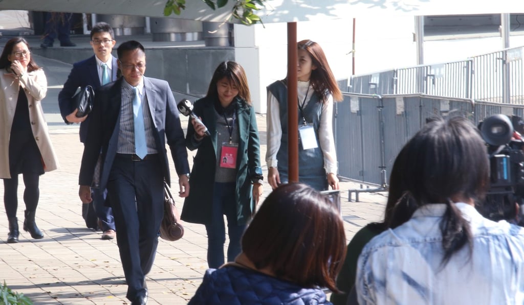 (From left) Leong Weng-pun was Ho’s first lawyer earlier in the trial. Photo: David Wong