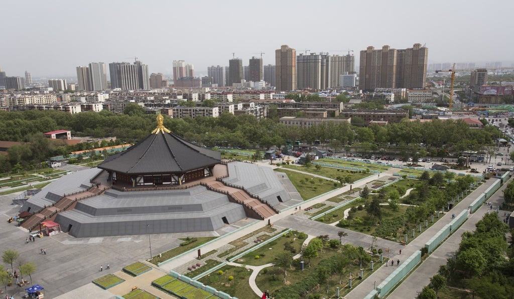 A replica of Wu Zetian’s palace, in Luoyang.