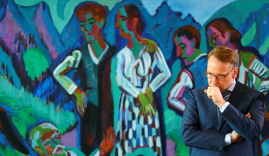 Jens Weidmann, president of the Deutsche Bundesbank, attends at the weekly cabinet meeting at the Chancellery in Berlin on June 28. Photo: Reuters