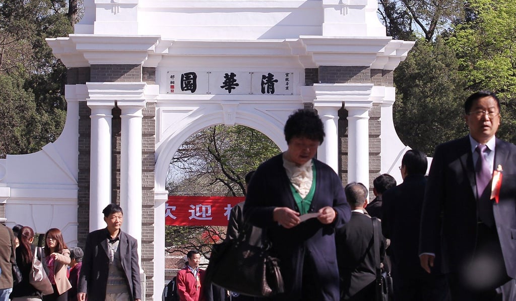 People walk at Tsinghua University in Beijing in this file photo. The reward system for published academic papers adopted by many Chinese universities has come in for considerable criticism. Photo: Handout