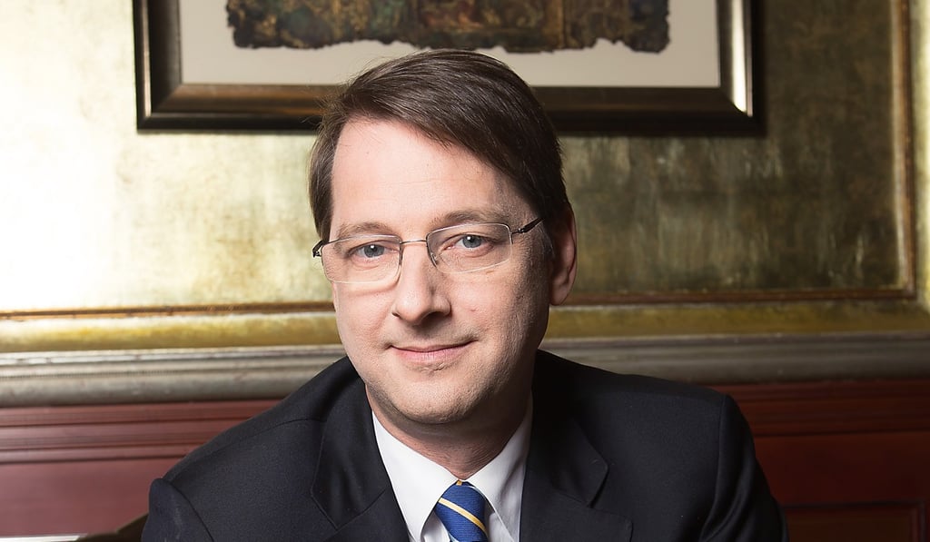 Gregory Gibb, chairman of Lufax, criticised Hong Kong’s lack of a single regulator to take the lead in developing fintech. Photo: Courtesy of Lufax