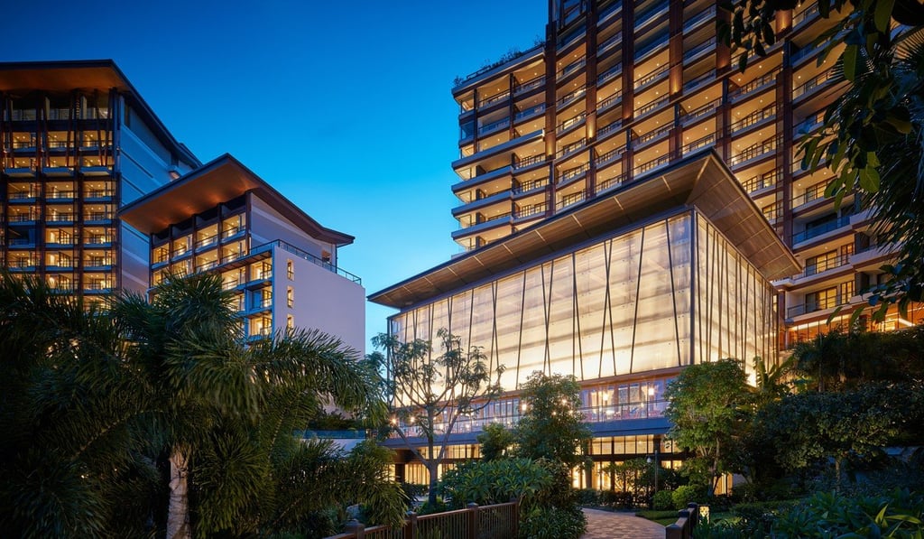 The Grand Hyatt Sanya Haitang Bay Resort and Spa targets families, meeting attendees and destination wedding guests.