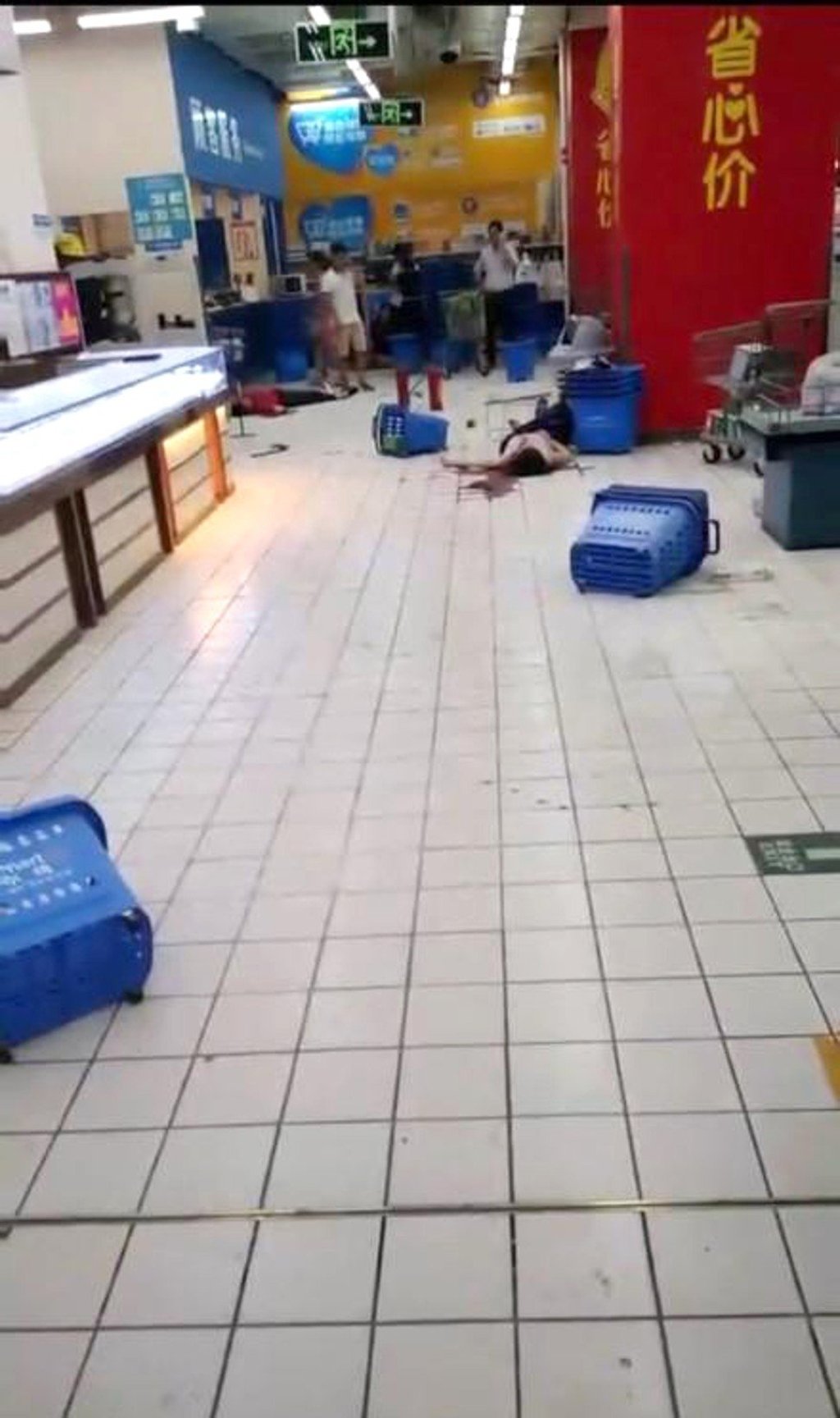 The scene inside the store in Shenzhen. Photo: Handout