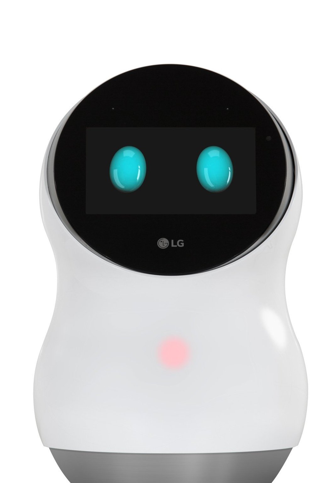 LG’s Hub Robot completes household tasks using voice recognition technology by connecting to other smart LG appliances in the home..