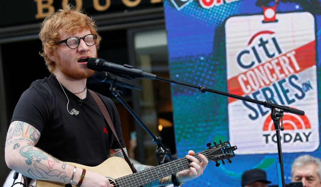Singer Ed Sheeran performs on NBC's 'Today' show in New York City. Photo: REUTERS