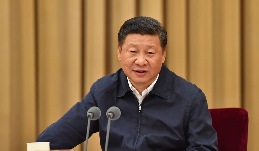 Chinese President Xi Jinping addresses the National Financial Work Conference. Photo: Xinhua