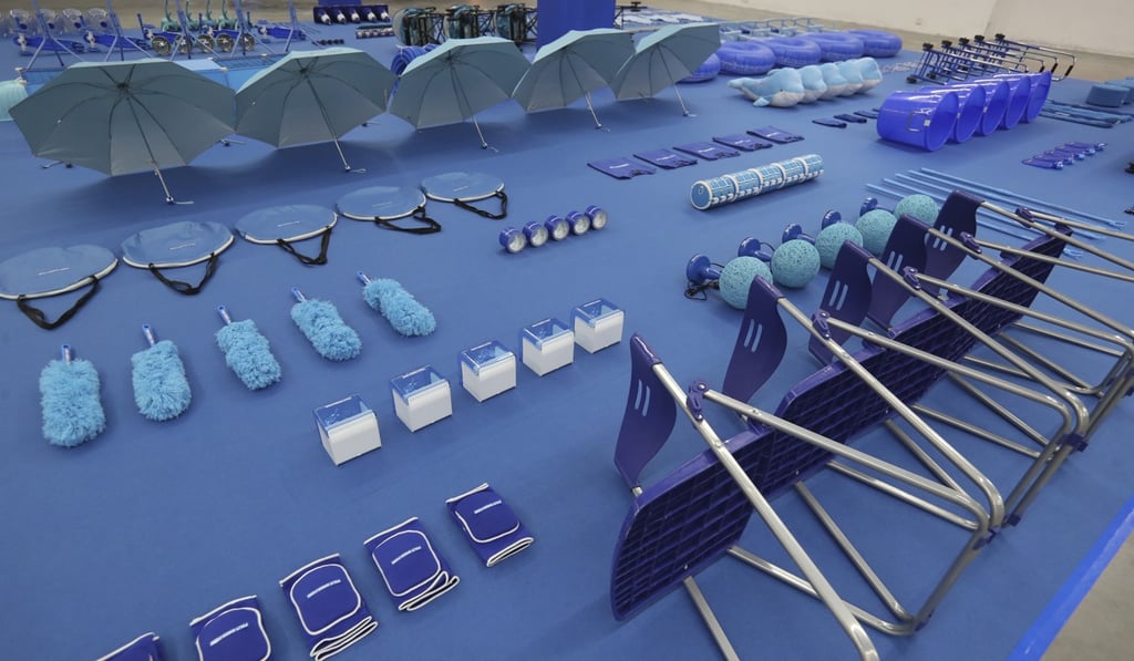 “The World is Our Factory” (2017) by Polit-Sheer-Form Office at the Our Red Pocket for Your Favourite Blue exhibition. Photo: Nora Tam