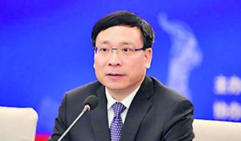 Chen Rugui is the first Guangdong native to head Shenzhen in 27 years. Photo: Xinhua