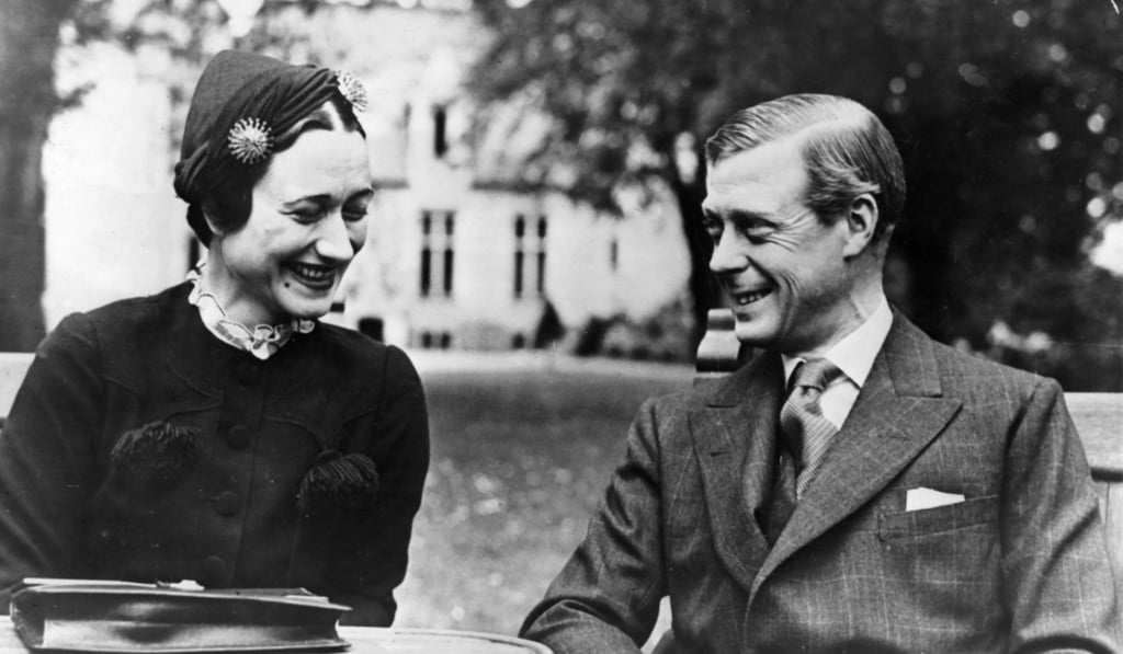 The Duke of Windsor, formerly King Edward VIII, and the Duchess of Windsor Wallis Simpson, just before their wedding in 1937. Photo: Handout