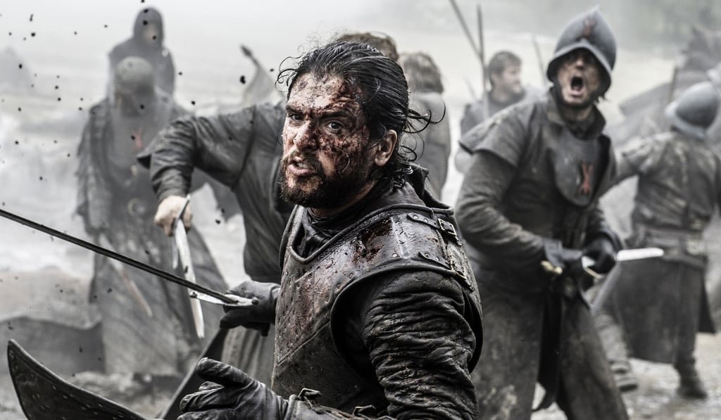 Kit Harington in a scene from Game of Thrones. “No one provides a bigger, better storytelling canvas than HBO,” say the writers of the series. Photo: Helen Sloan/HBO/AP