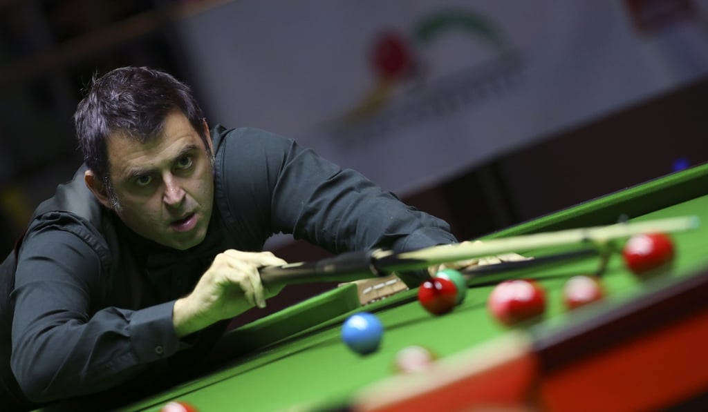 Ronnie O' Sullivan in action at the Hong Kong Masters.