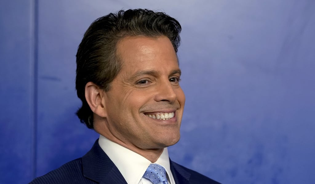 Anthony Scaramucci at the daily press briefing at the White House on Friday, July 21, 2017. Photo: AP Anthony Scaramucci at the daily press briefing at the White House on Friday, July 21, 2017. Photo: AP