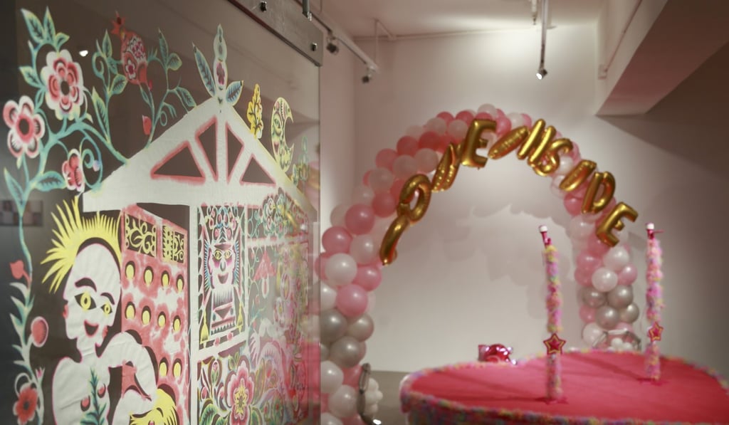 Some artists directly responded to the pageant theme, while others used it as a starting point for their works. Photo: James Wendlinger