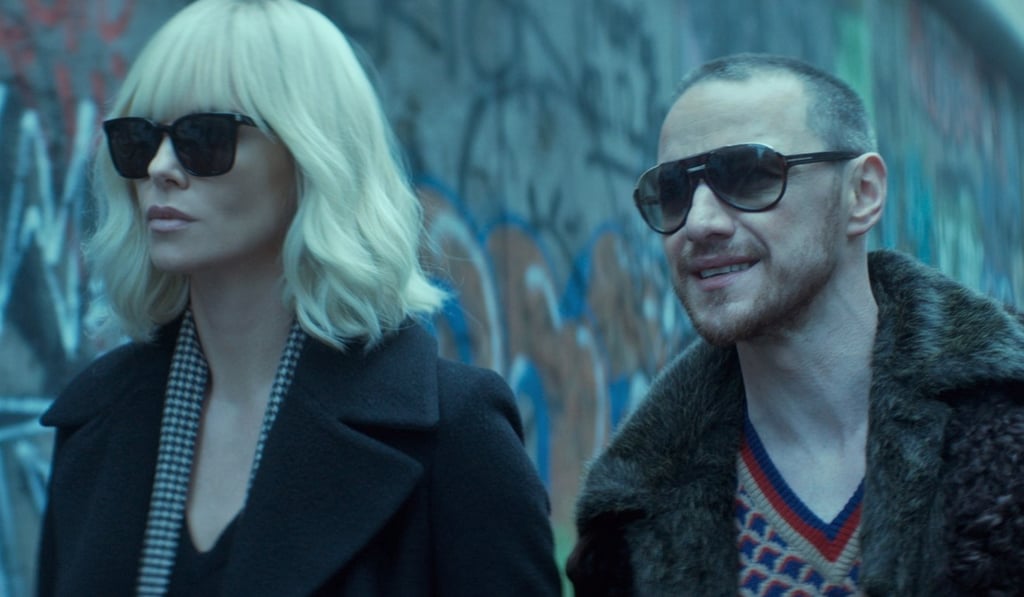 Charlize Theron and James McAvoy in Atomic Blonde.