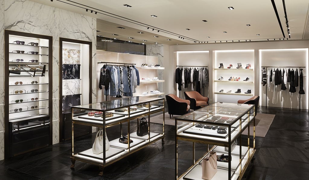 Alexander McQueen's new store at Elements Mall in Hong Kong.