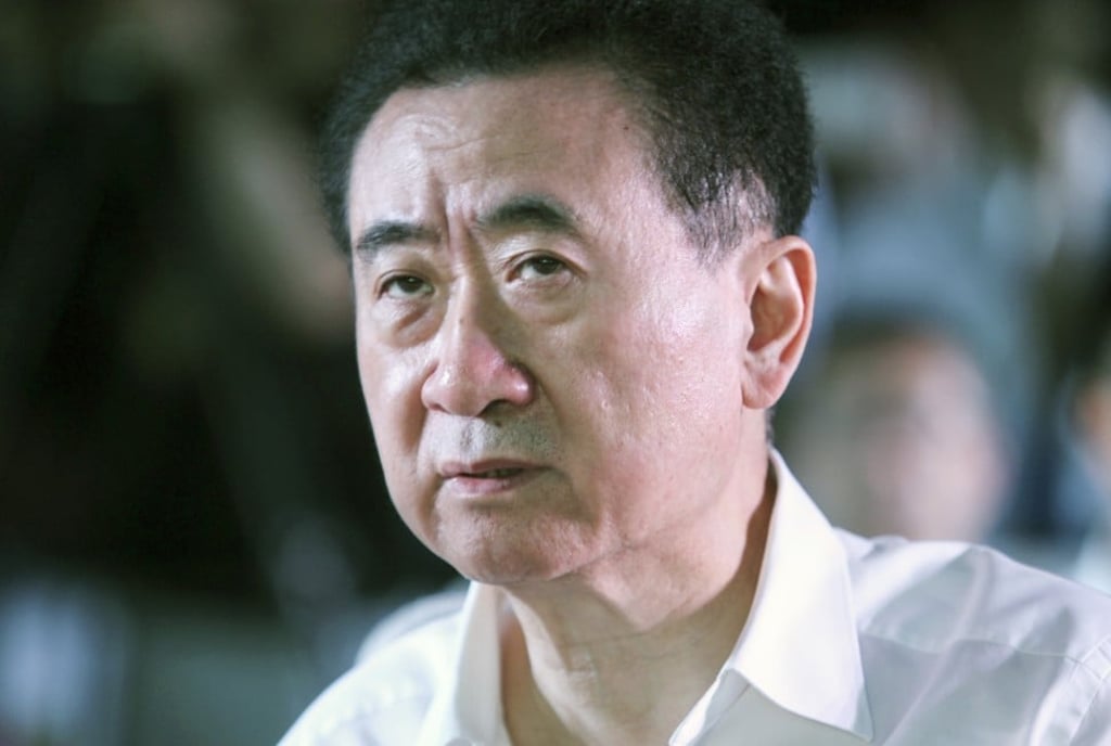 Wang Jianlin during the June 30 opening of his Harbin Wanda Cultural Tourism City theme park in northeastern China. Two weeks after the opening, he would sell the theme park along with 77 of his hotels in China’s largest real estate transaction. Photo: SCMP/Simon Song