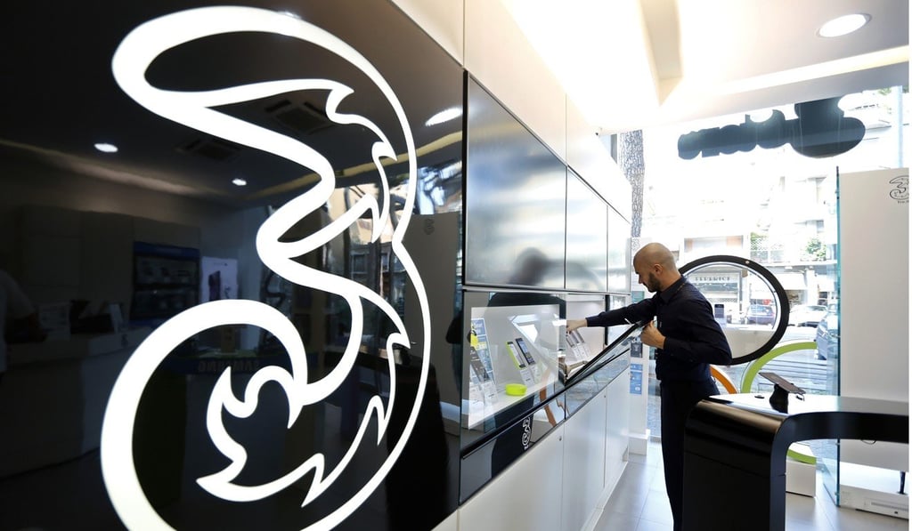 Hutchison Telecom has been increasingly focusing on expanding the mobile business via Three Group. Photo: Bloomberg