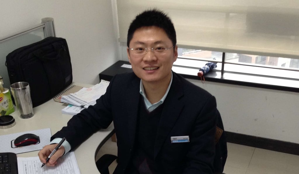 Chen Daowang at work in his office in Hangzhou. Photo: Handout