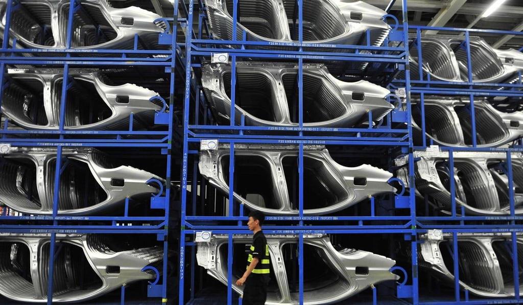 A car factory in Shenyang, Liaoning province. Photo: Reuters