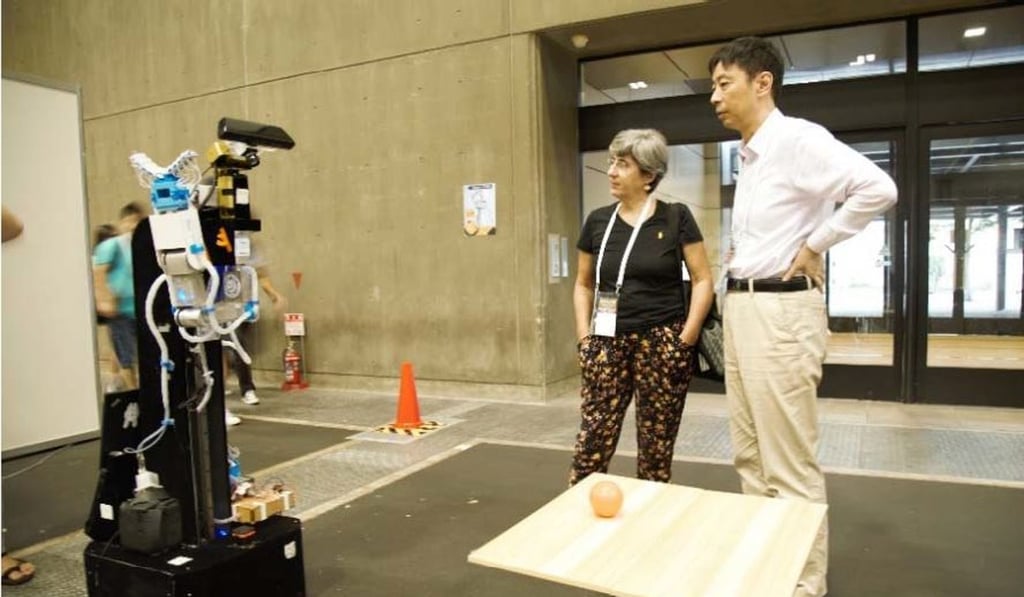 Kejia navigates a course in front of the judges. Photo: Handout Kejia navigates a course in front of the judges. Photo: Handout