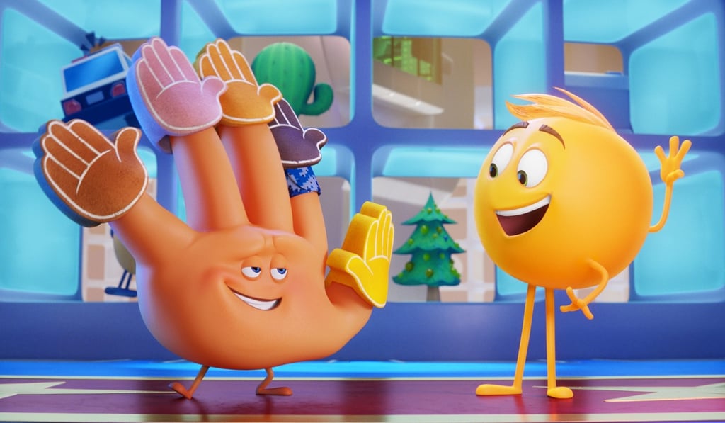 Gene with buddy Hi-5 (left), voiced by James Corden. Gene with buddy Hi-5 (left), voiced by James Corden.