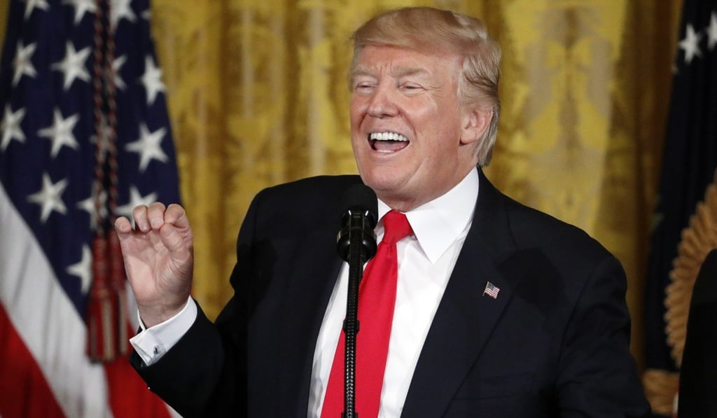 US President Donald Trump speaks in the White House last week. Photo: Associated Press