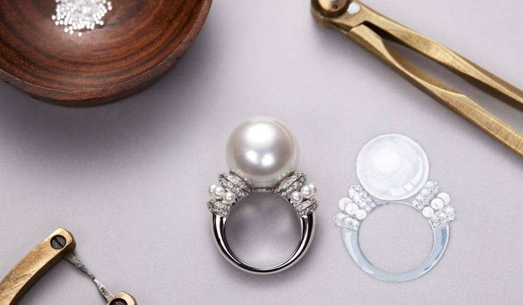 Boucheron’s Claire Choisne fills a clear crystal sphere with 30ct of diamonds to make an extraordinary ring.