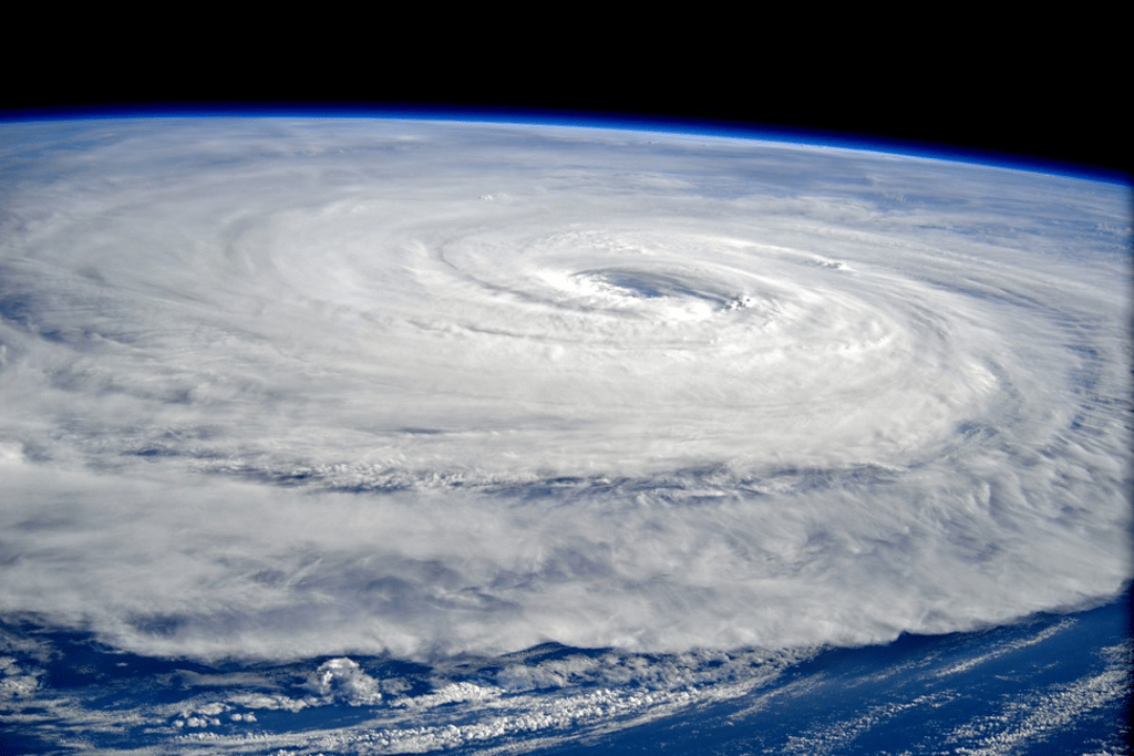 Typhoon Noru as seen from the International Space Station on August 1, 2017. Photo: Sergey Ryazansky/Roscosmos/Twitter